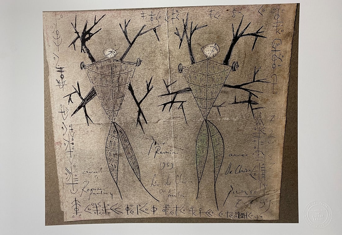 Pablo Picasso, Original Print, Limited Edition, Gallery Seal, Stamped, (1 of 9)