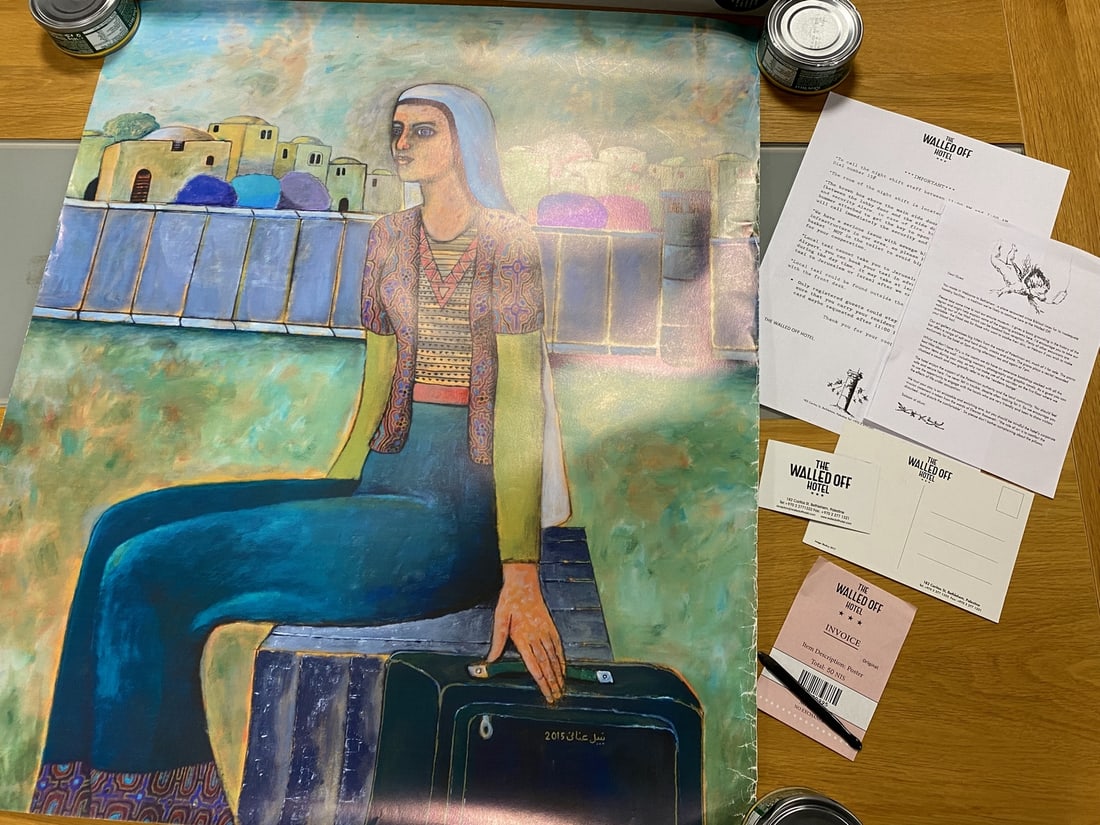 The Walled Off Hotel Poster,: The Walled Off Hotel Poster,