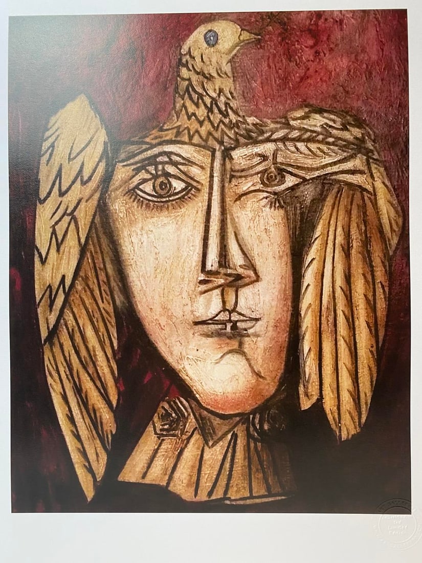 Pablo Picasso, Original Print, Limited Edition, Gallery Seal, Stamped, - 4