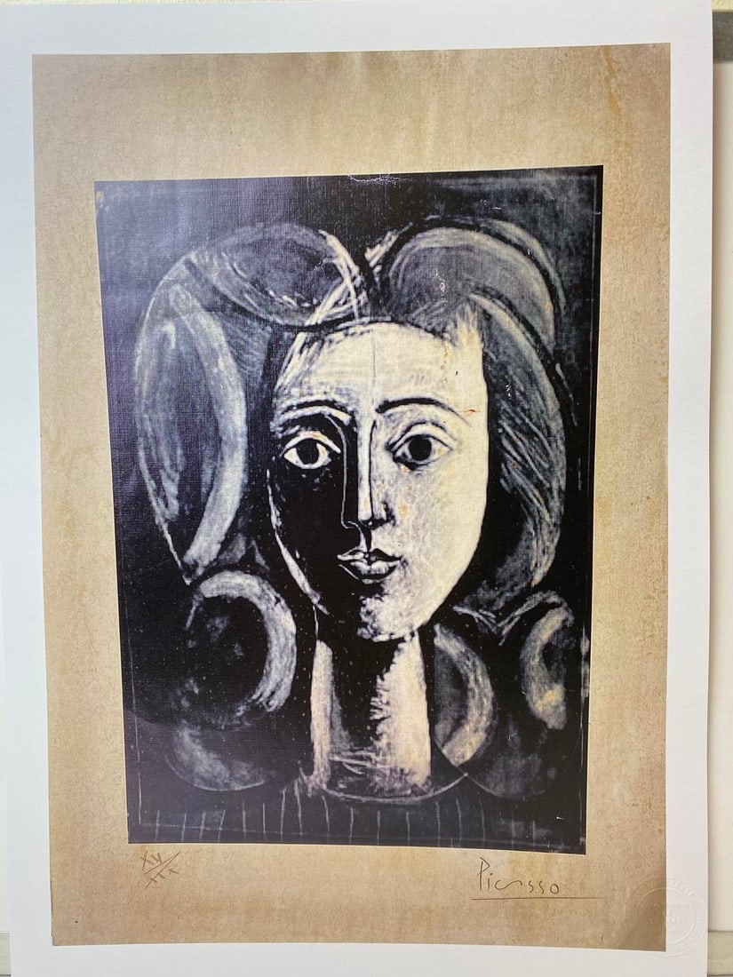 Pablo Picasso, Original Print, Limited Edition, Gallery Seal, Stamped, (1 of 6)