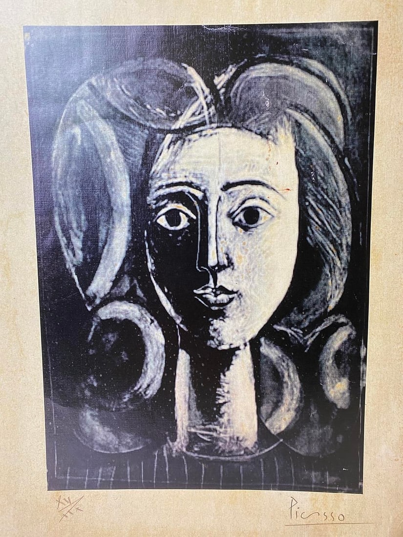 Pablo Picasso, Original Print, Limited Edition, Gallery Seal, Stamped, - 2