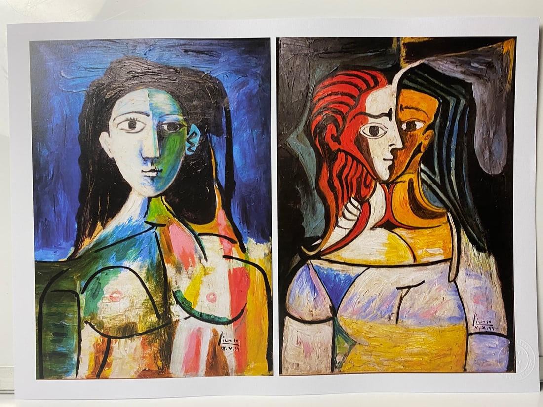 Pablo Picasso, Original Print, Limited Edition, Gallery Seal, Stamped, - 10