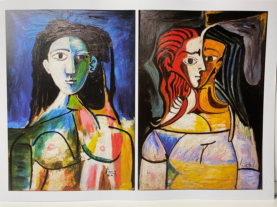 Pablo Picasso, Original Print, Limited Edition, Gallery Seal, Stamped, - 5