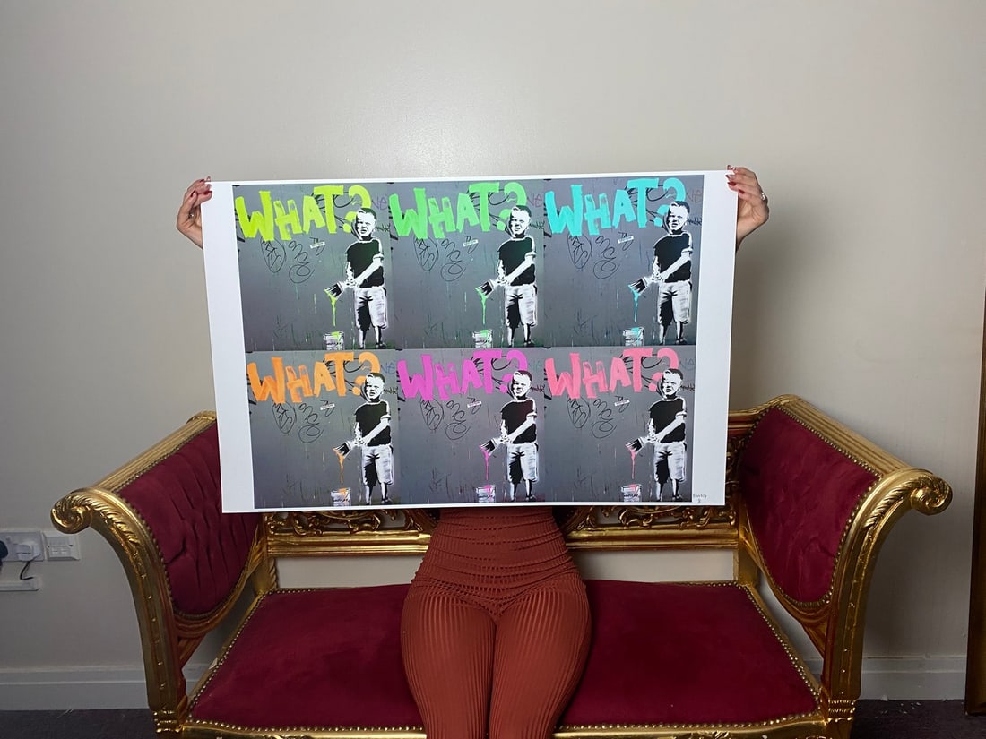 Banksy, In the manner of”, COA. Walled Off Hotel, Original, Limited Edition. Signed. Numbered: Banksy, In the manner of”, COA. Walled Off Hotel, Original, Limited Edition. Signed. Numbered Direct from the walled of Hotel Art Gallery UK, Limited Edition Prints. Please