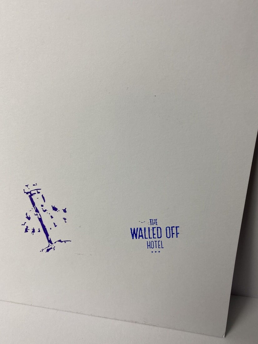 The Walled Off Hotel, Limited Edition, Original Print. - 5