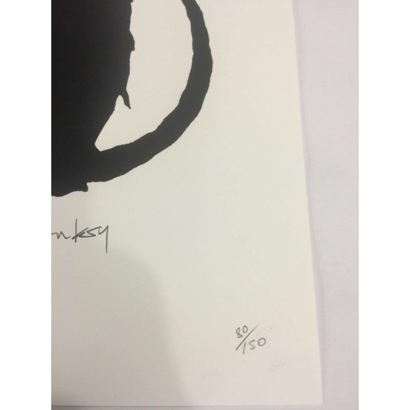 Banksy, Sold as "In the manner of the artist Banksy", Limited Edition, Signed Print, Stamp, Seal, - 15