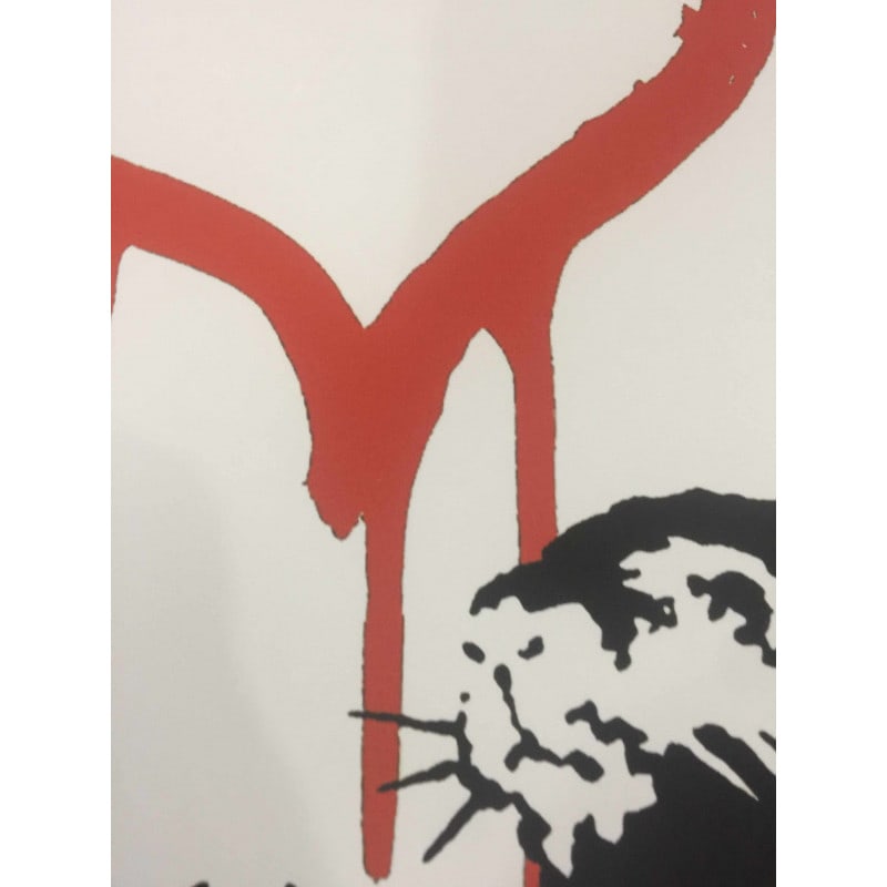 Banksy, Sold as "In the manner of the artist Banksy", Limited Edition, Signed Print, Stamp, Seal, - 6