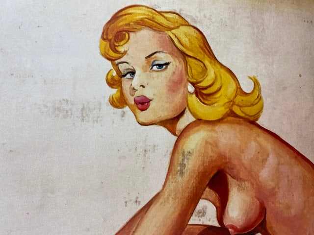 Alberto Vargas, Nude Model-1 Original Print, Limited Edition Print Plate Signed, - 4