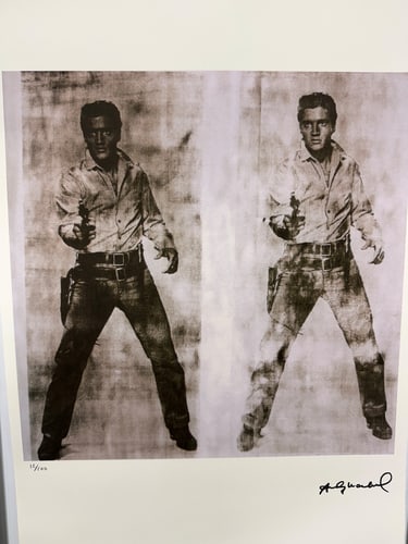 Andy Warhol, Original, Print, Limited addition, Plate signed, Seal, Stamped, - 2