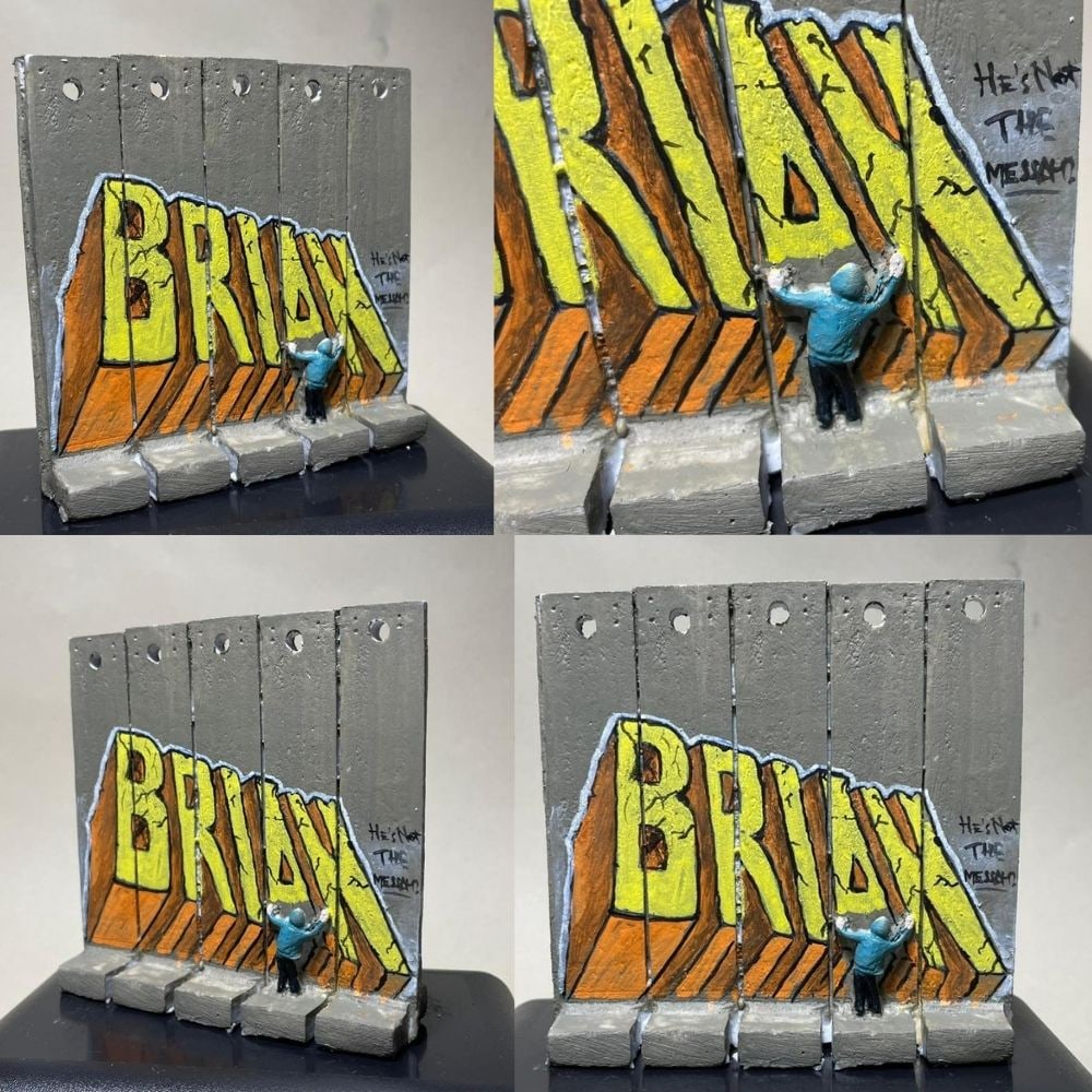 The Walled Off Hotel- Banksy, Wall Section, Original, Limited Edition, - 2