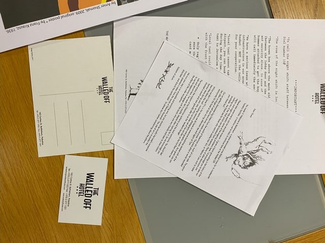 Banksy, The Walled Off Hotel, Original Poster, - 2