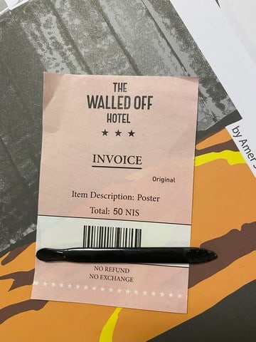 Banksy, The Walled Off Hotel, Original Poster, - 5