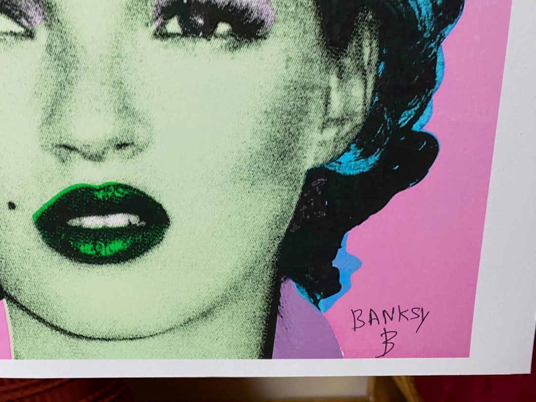 Banksy, In the manner of”, COA. Walled Off Hotel, Original, Limited Edition. Signed. Numbered - 4