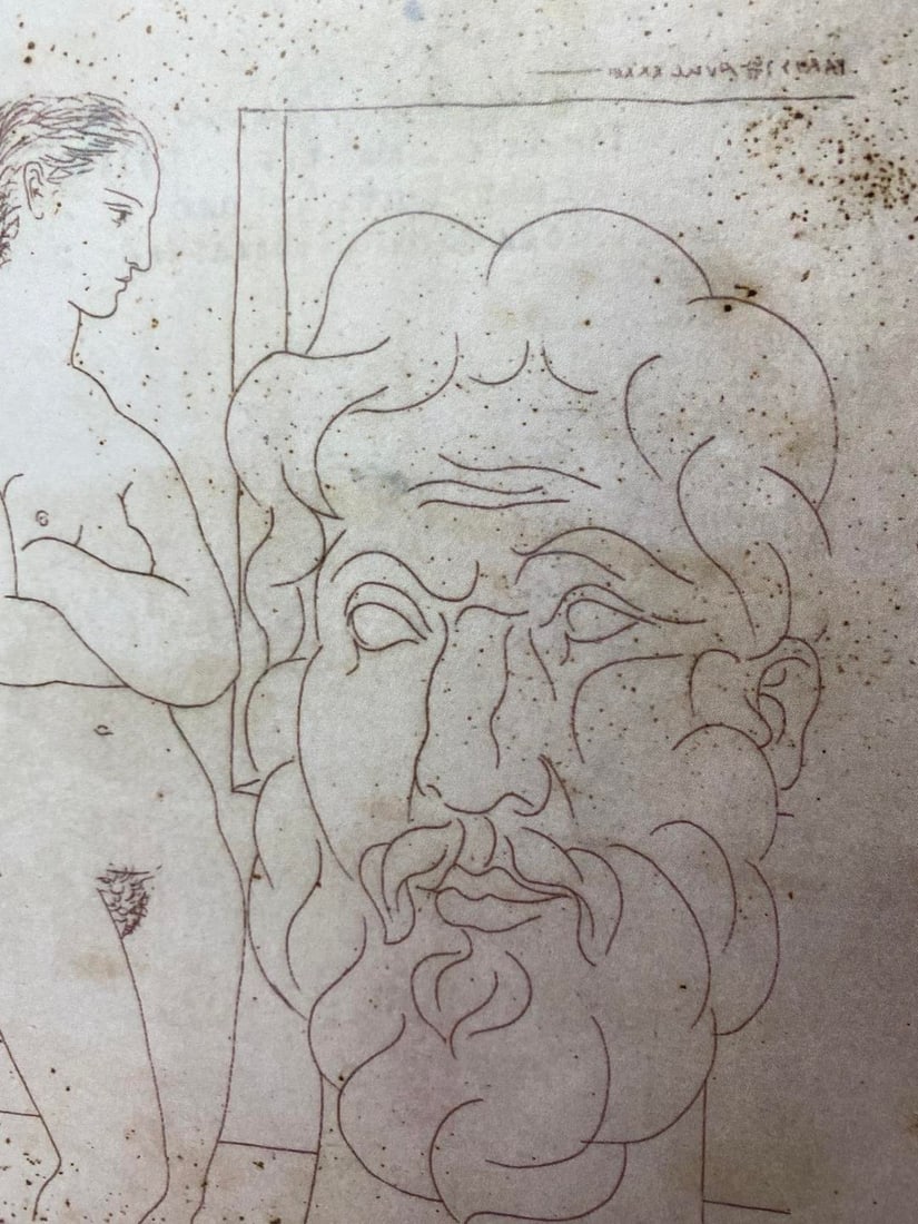 Pablo Picasso, Original Print, Limited Edition, Gallery Seal, Stamped, - 4