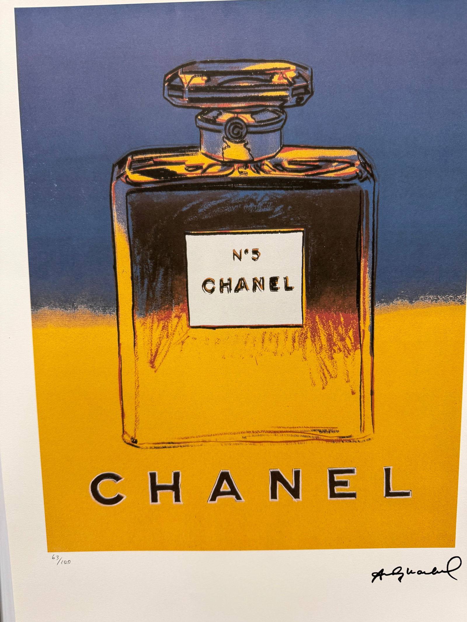 Andy Warhol, Original, Print, Limited addition, Plate signed, Seal, Stamped, - 2