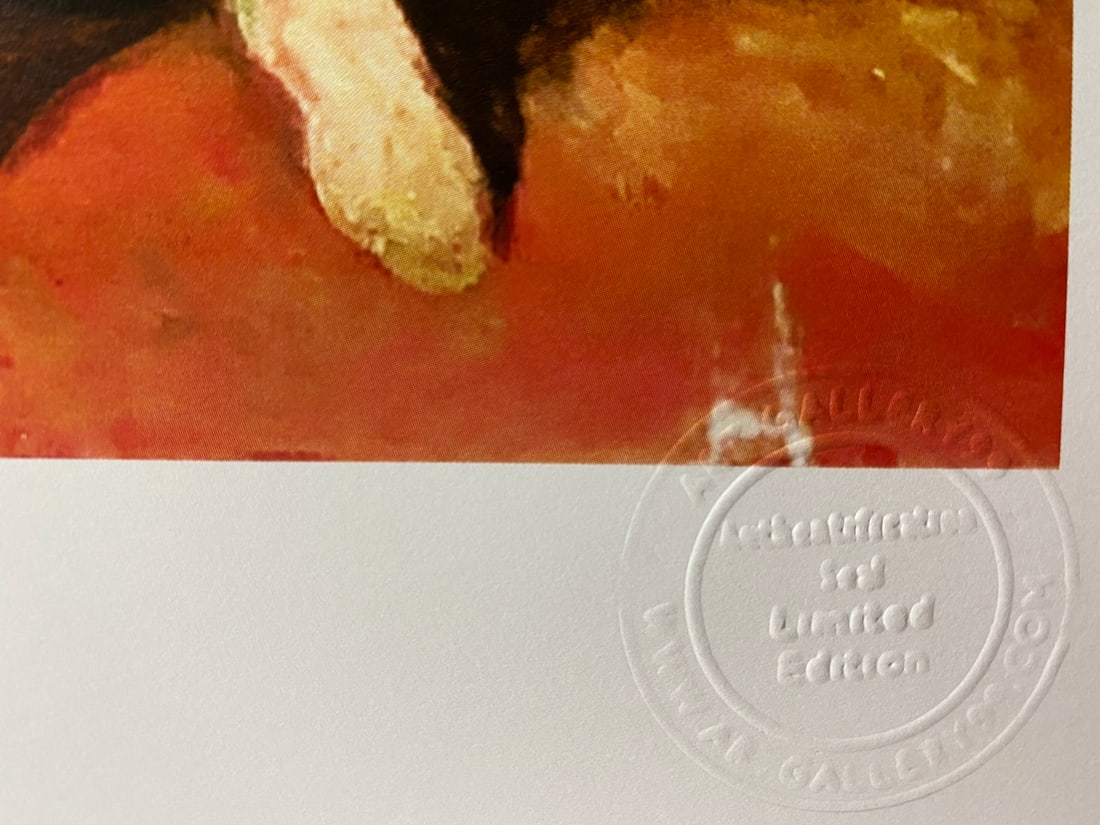 Pablo Picasso, Original Print, Limited Edition, Gallery Seal, Stamped, - 8