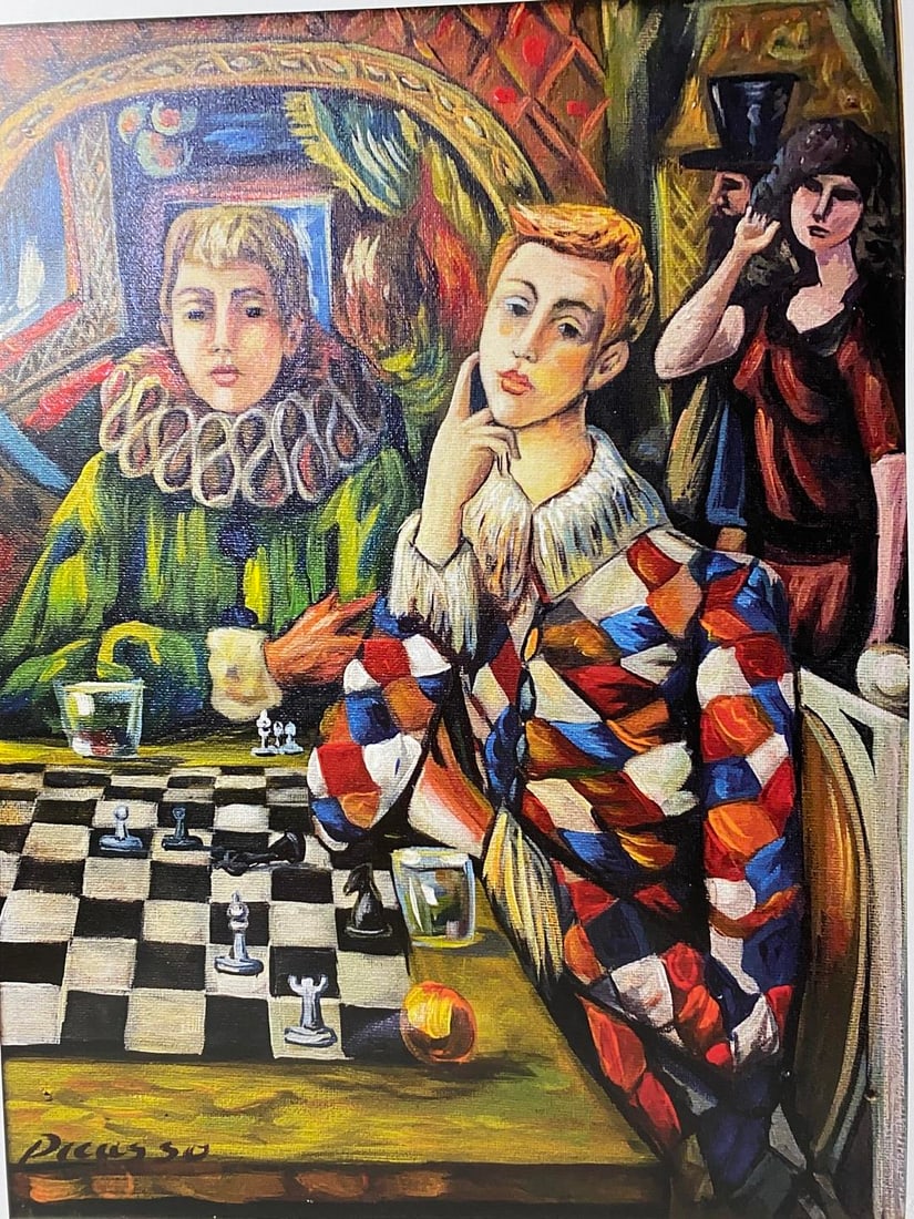 Picasso, ( After ) Signed and Dated In Print - 2