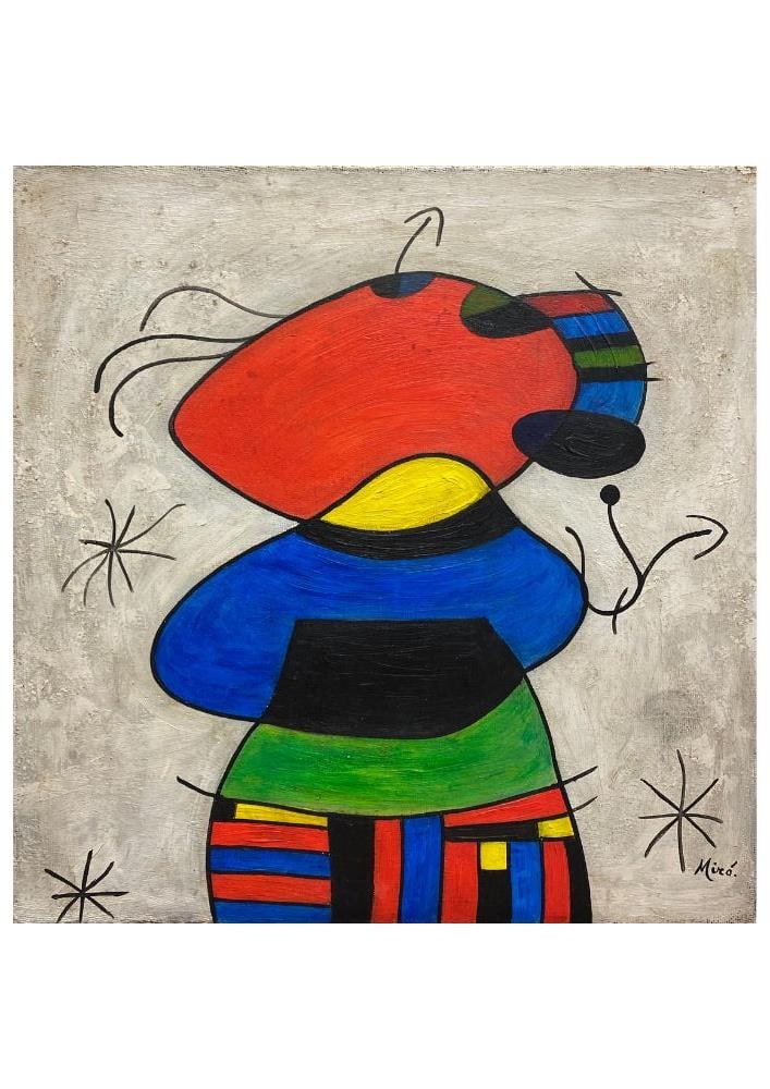 Joan Miro Original Print, Limited Edition, Gallery Seal, Stamped,: Joan Miro Original Print, Limited Edition, Gallery Seal, Stamped, Digital print on paper, Solid Finishing: Classic (300gsm) Limited Edition of 2500 Numbered and Stamped Sizes- 32 x 45cm
