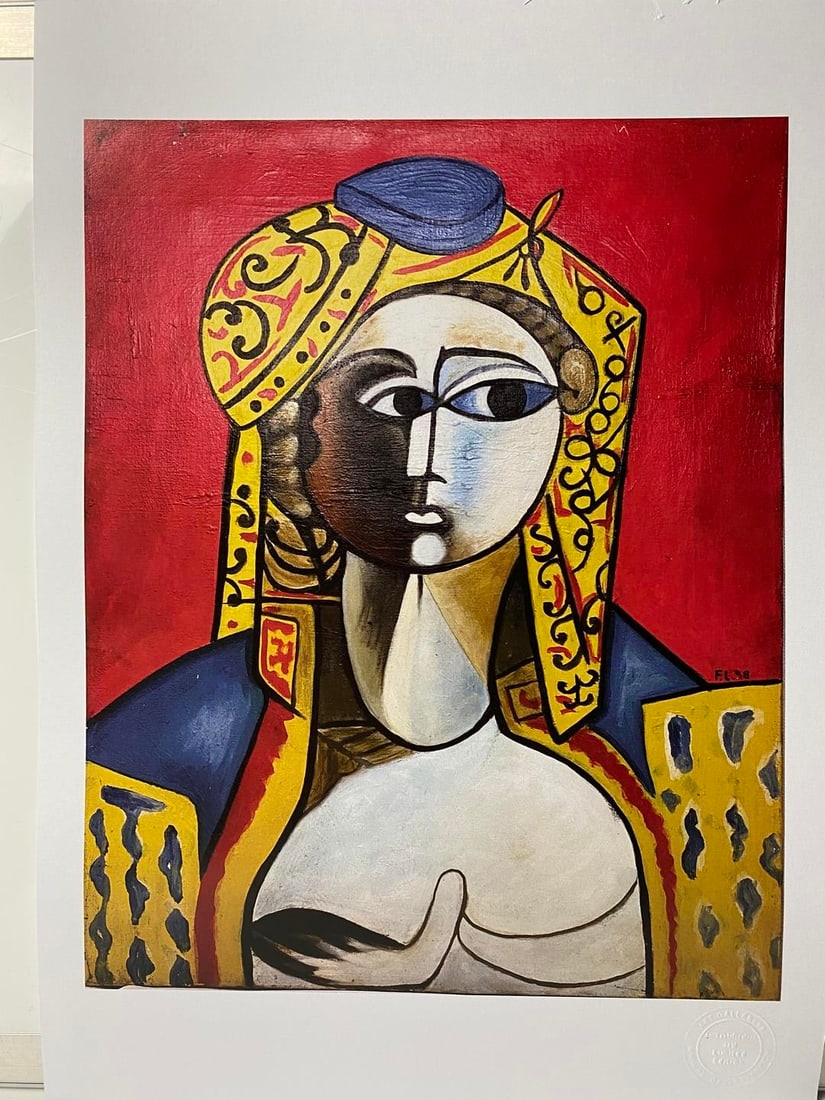 Fernand Leger-1948- Marie Cuttoli in Turkish Costume-1948, Signed In Print (1 of 6)