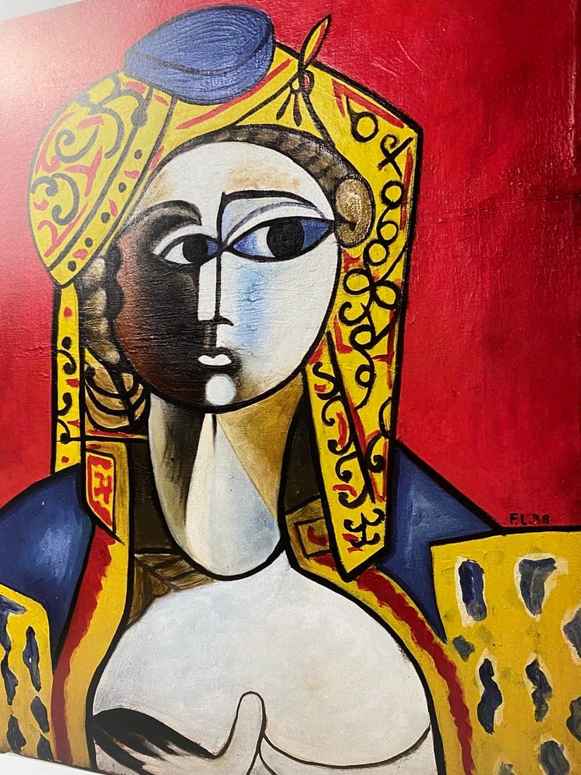 Fernand Leger-1948- Marie Cuttoli in Turkish Costume-1948, Signed In Print - 5