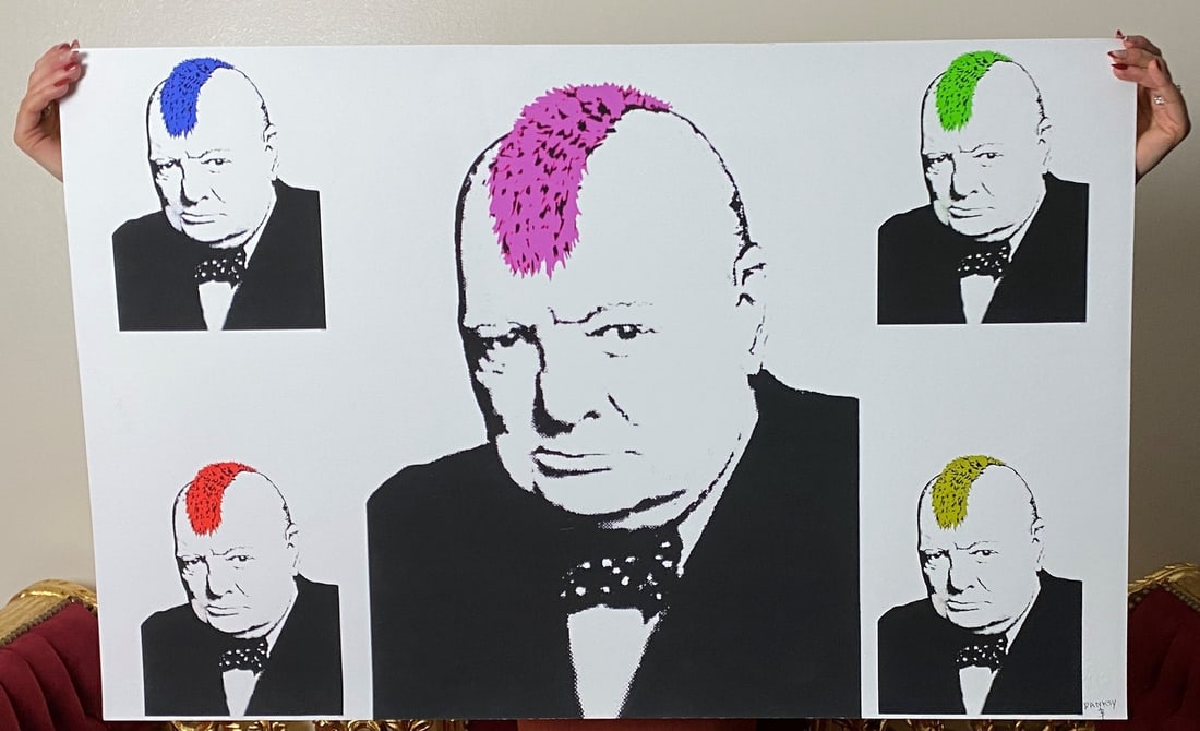 Banksy, In the manner of”, COA. Walled Off Hotel, Original, Limited Edition. Signed. Numbered. (1 of 7)