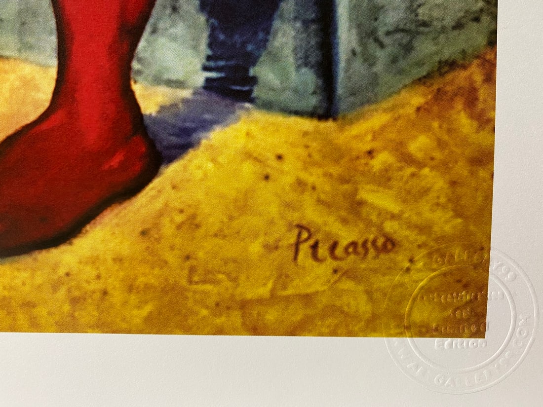 Pablo Picasso, Original Print, Limited Edition, Gallery Seal, Stamped, - 4