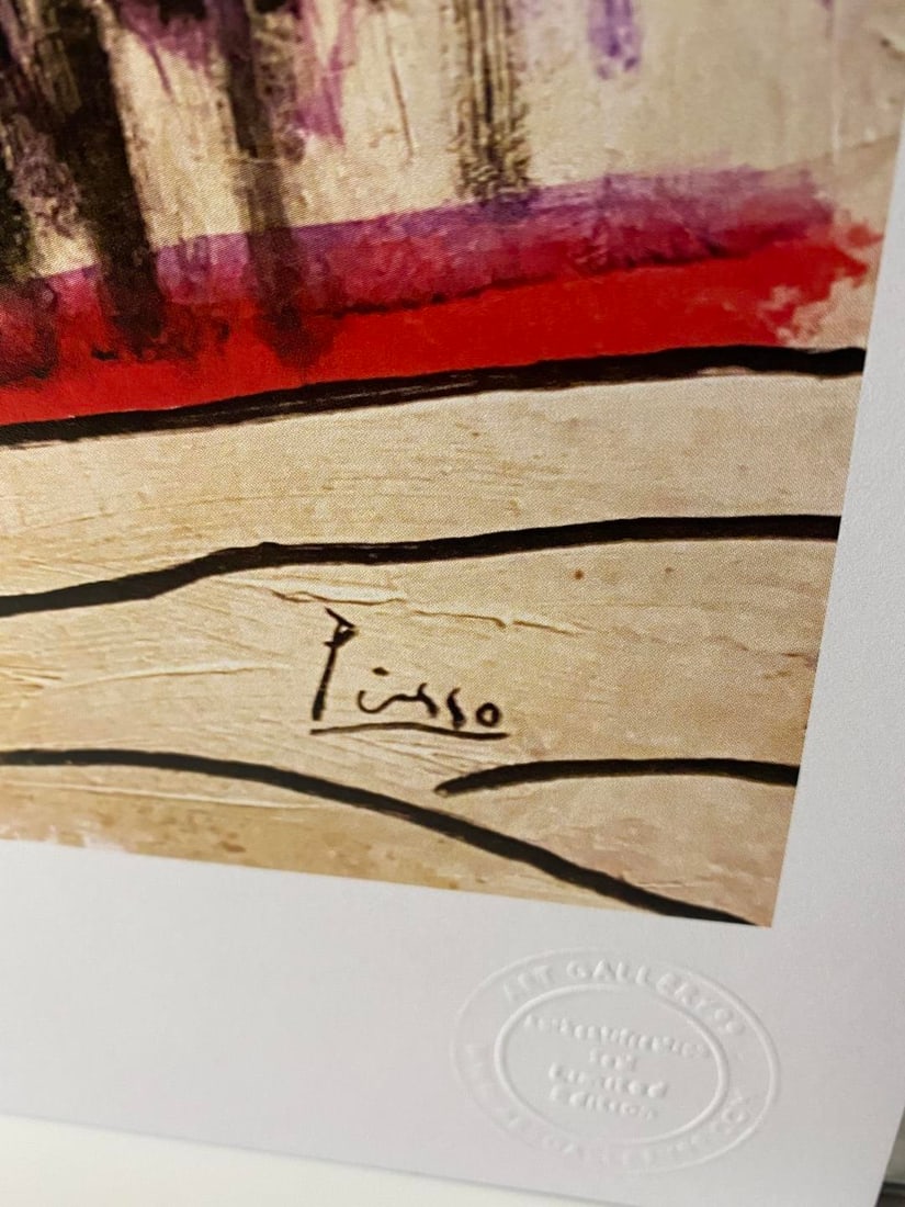 Pablo Picasso, Original Print, Limited Edition, Gallery Seal, Stamped, - 3