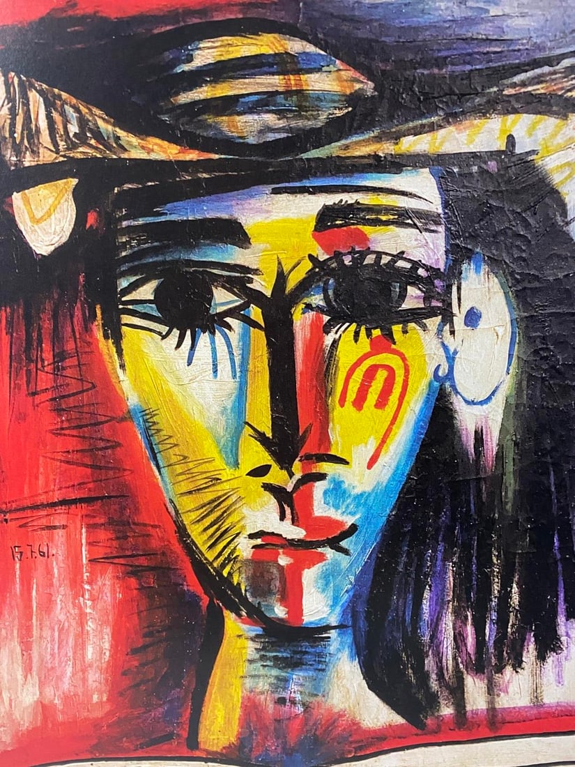 Pablo Picasso, Original Print, Limited Edition, Gallery Seal, Stamped, - 5