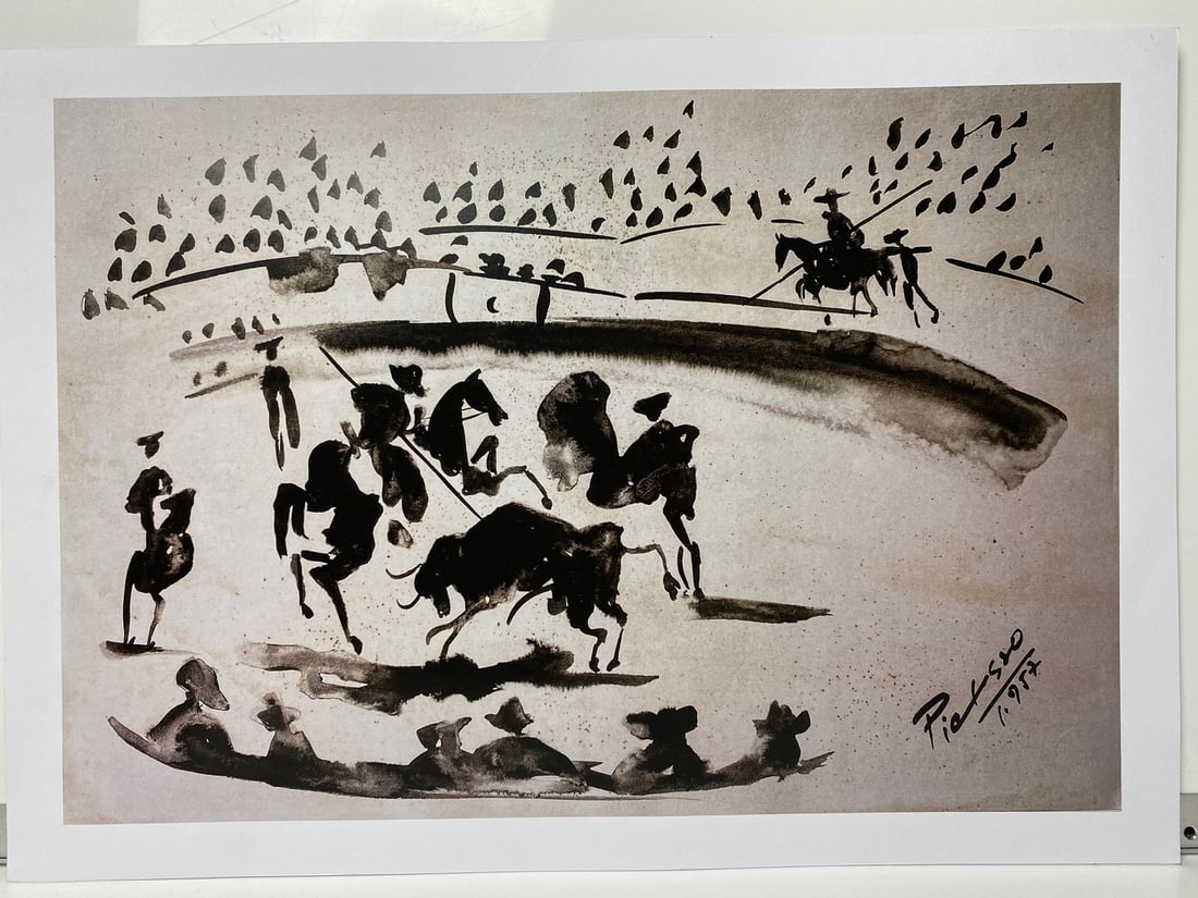 Pablo Picasso, Original Print, Limited Edition, Gallery Seal, Stamped, (1 of 6)