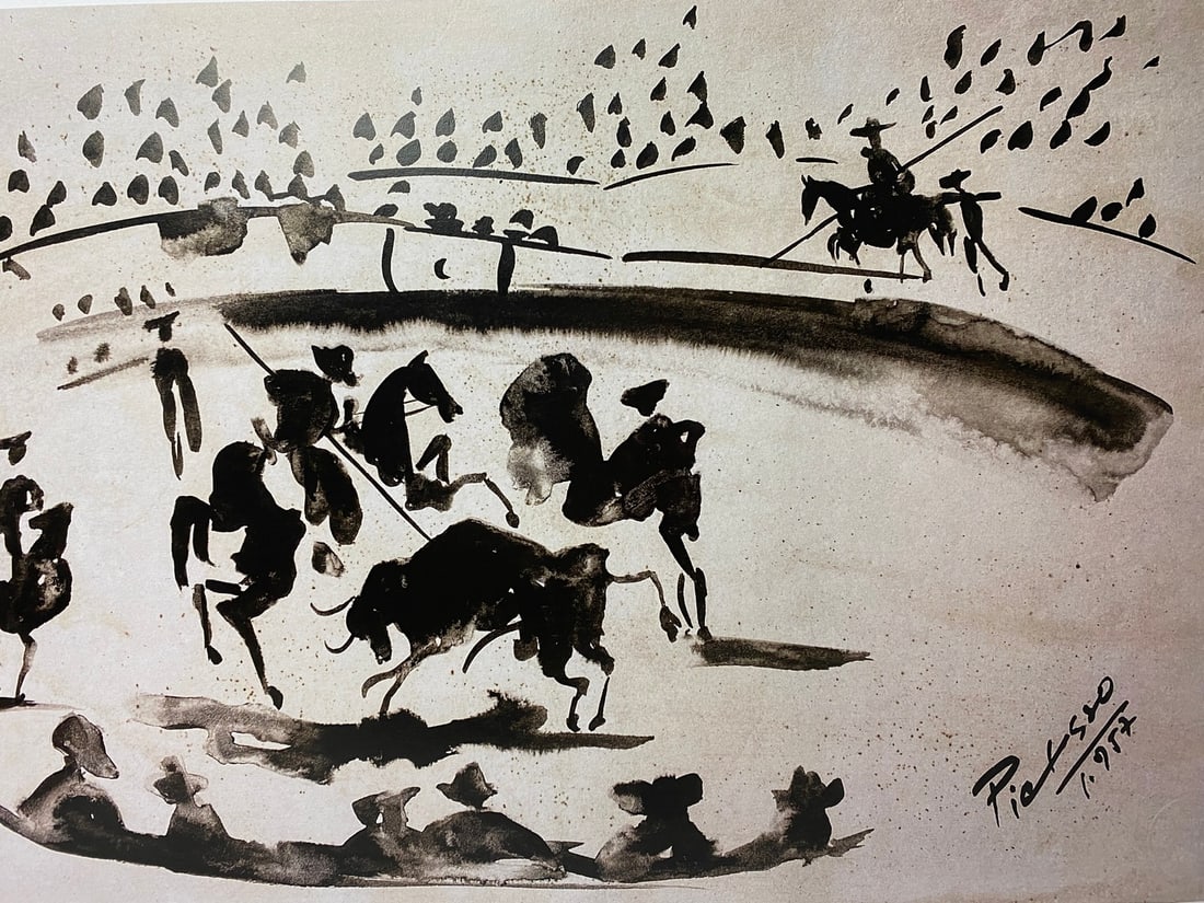 Pablo Picasso, Original Print, Limited Edition, Gallery Seal, Stamped, - 2