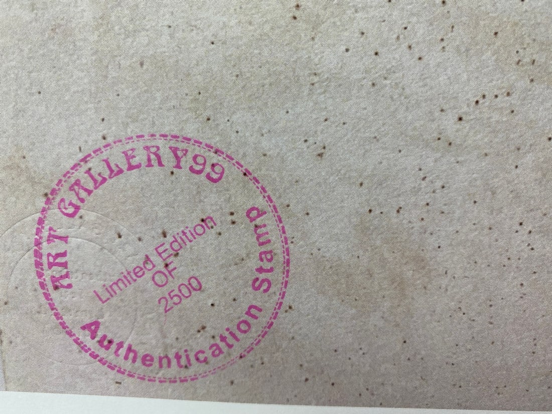 Pablo Picasso, Original Print, Limited Edition, Gallery Seal, Stamped, - 6