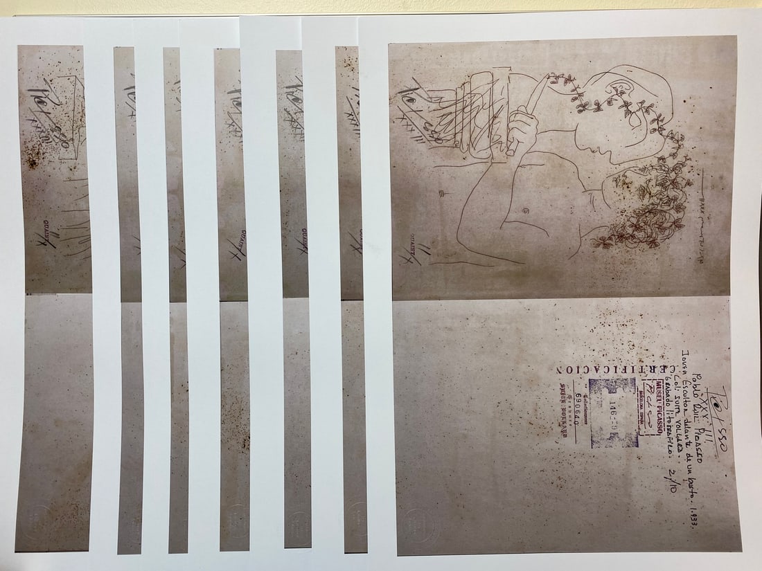 Pablo Picasso, Original Print, Limited Edition, Gallery Seal, Stamped, Full Set - 2