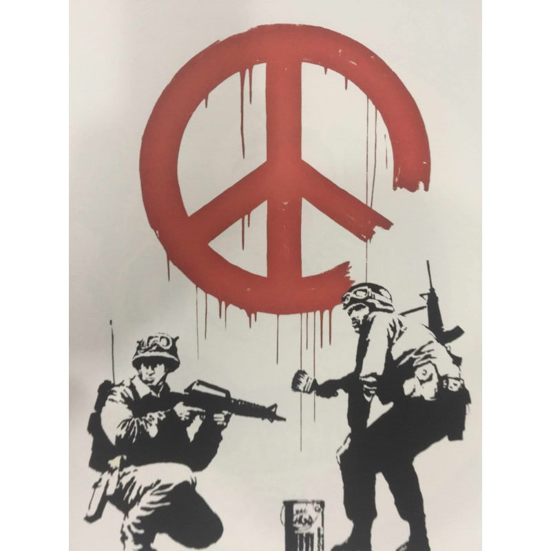 Banksy, In the manner of”, Limited Edition, Signed Print, Seal, Stamp, - 2