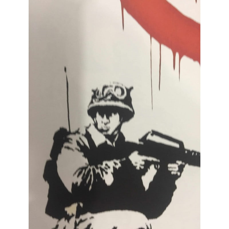 Banksy, In the manner of”, Limited Edition, Signed Print, Seal, Stamp, - 4