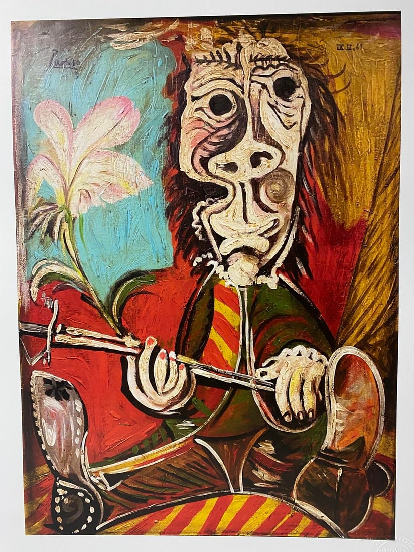 Pablo Picasso, Original Print, Limited Edition, Gallery Seal, Stamped, - 2