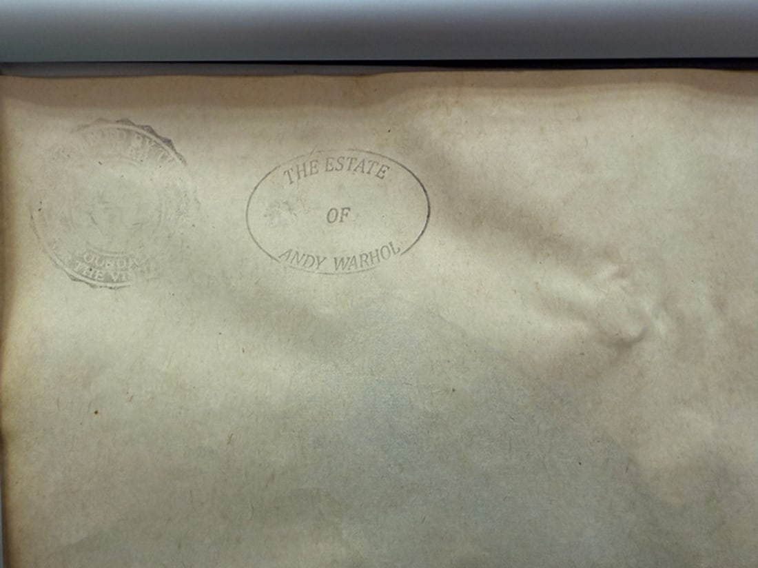 Andy Warhol- (After) Drawing on Paper. Signed Stamped on verso, - 3