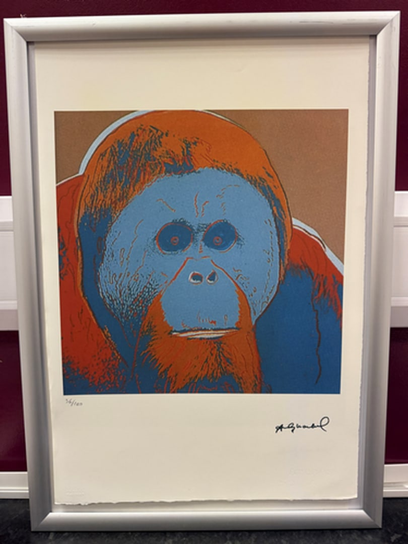 ANDY Warhol, Original, Print, Limited edition, Plate signed: Andy Warhol edition Arabic numbering - numbering 100 copies - Approximate dimensions of the sheet 57.3 x 38.4 cm - INTONSO / IRREGULAR SHEET on 4 sides, weight between 180/210 - Watermark on Arches Fr