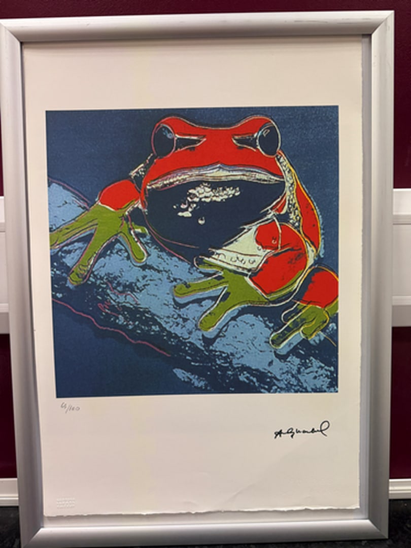 ANDY Warhol, Original, Print, Limited edition, Plate signed: Andy Warhol edition Arabic numbering - numbering 100 copies - Approximate dimensions of the sheet 57.3 x 38.4 cm - INTONSO / IRREGULAR SHEET on 4 sides, weight between 180/210 - Watermark on Arches Fr