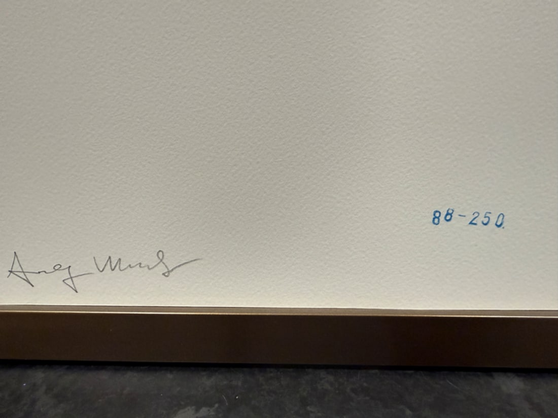 Andy Warhol, (After) Original Print, Limited Edition, Seal, Hand signed And Numbered - 3
