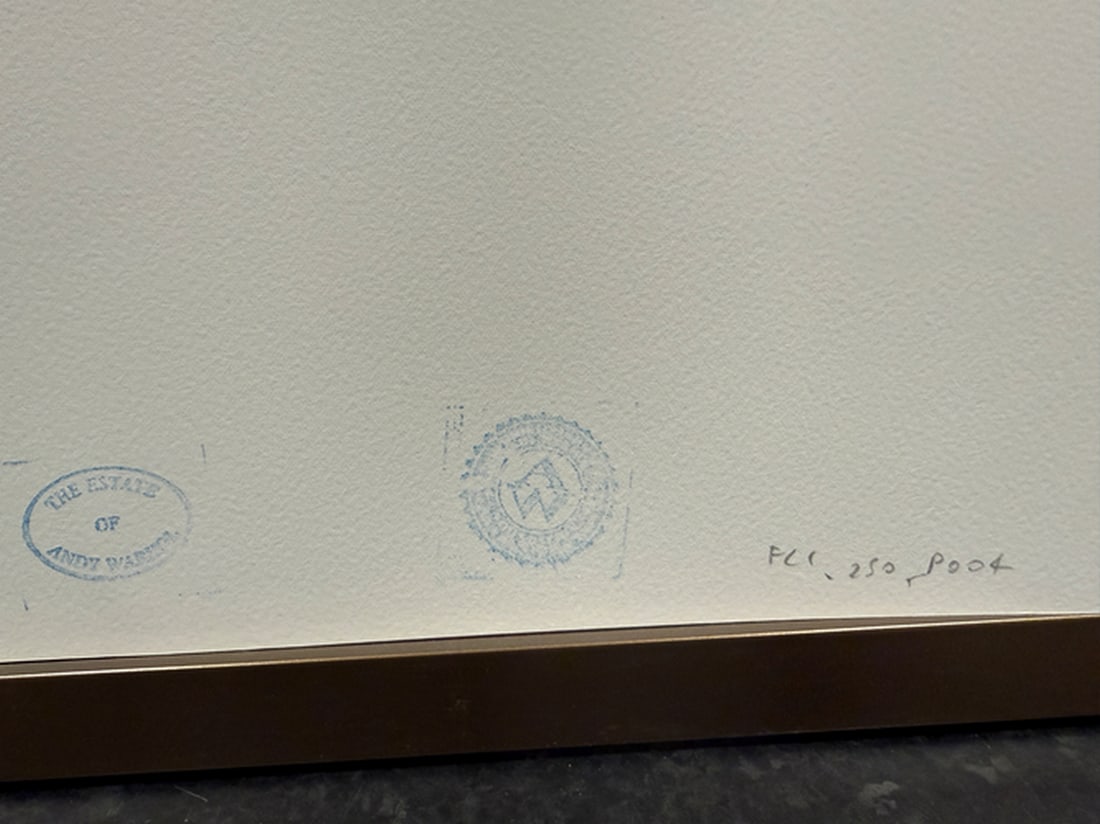 Andy Warhol, (After) Original Print, Limited Edition, Seal, Hand signed And Numbered - 4