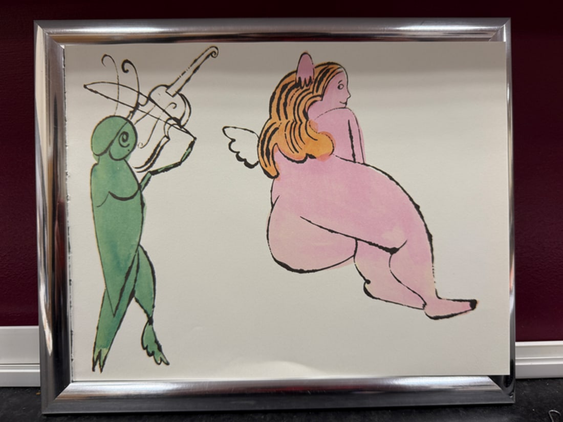 Andy Warhol- In the Bottom of My Garden Page., Rare, Edition, Print on paper, Size- 20cm x 25cm. (1 of 1)