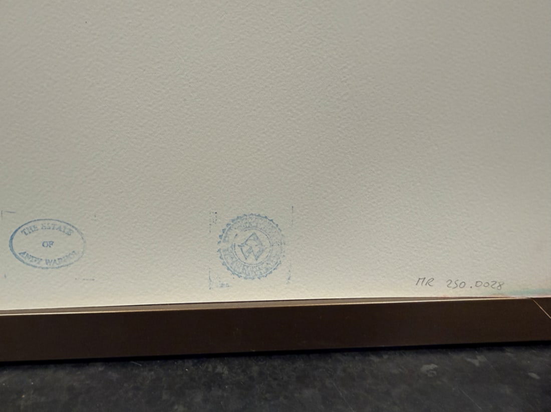 Andy Warhol, (After) Original Print, Limited Edition, Seal, Hand signed And Numbered - 4