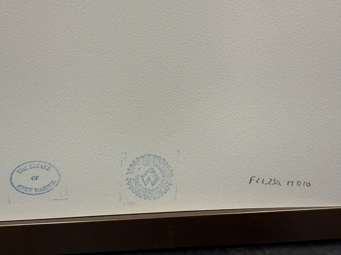Andy Warhol, (After) Original Print, Limited Edition, Seal, Hand signed And Numbered - 4