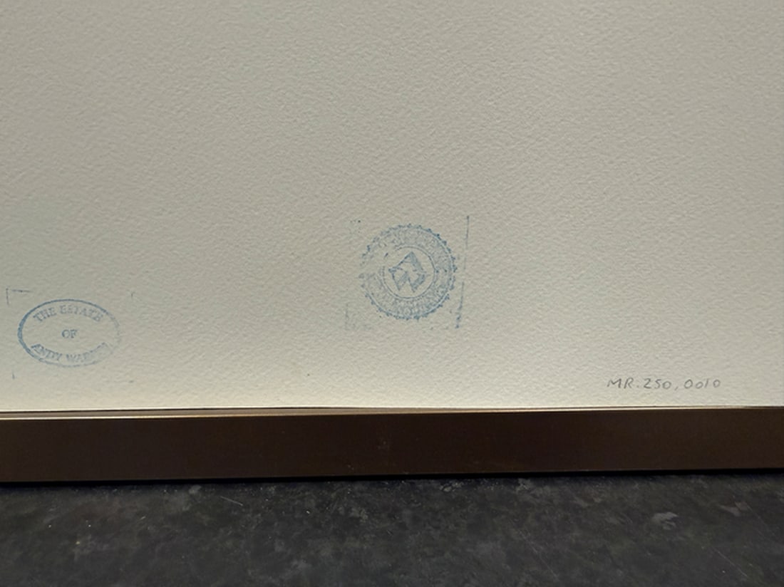 Andy Warhol, (After) Original Print, Limited Edition, Seal, Hand signed And Numbered - 4