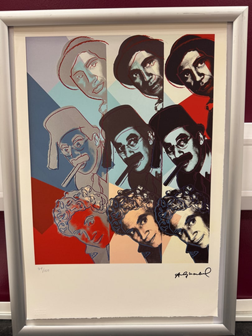 ANDY Warhol, Original, Print, Limited edition, Plate signed: Andy Warhol edition Arabic numbering - numbering 100 copies - Approximate dimensions of the sheet 57.3 x 38.4 cm - INTONSO / IRREGULAR SHEET on 4 sides, weight between 180/210 - Watermark on Arches Fr