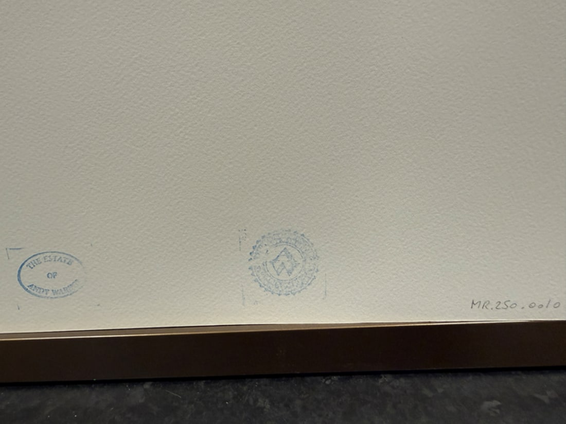 Andy Warhol, (After) Original Print, Limited Edition, Seal, Hand signed And Numbered - 3