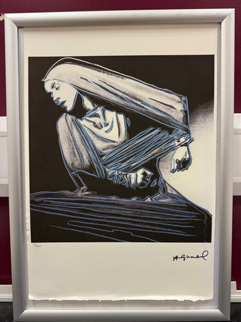 ANDY Warhol, Original, Print, Limited edition, Plate signed: Andy Warhol edition Arabic numbering - numbering 100 copies - Approximate dimensions of the sheet 57.3 x 38.4 cm - INTONSO / IRREGULAR SHEET on 4 sides, weight between 180/210 - Watermark on Arches Fr