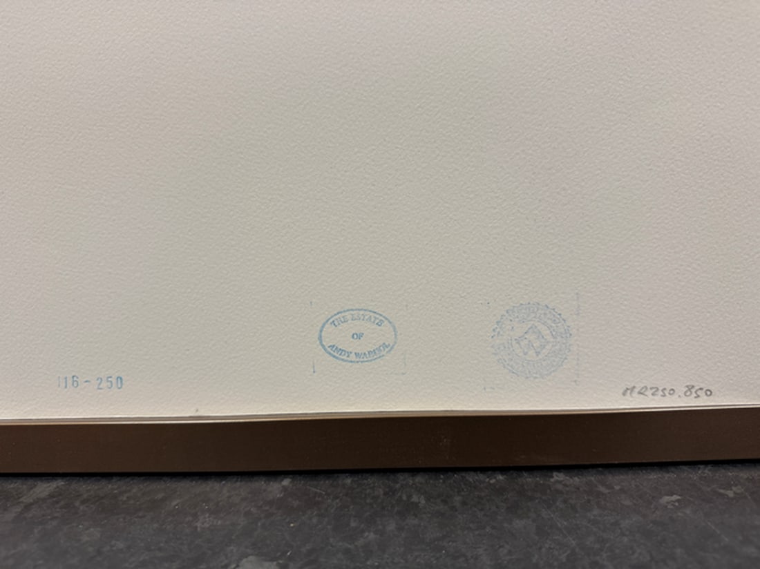 Andy Warhol, (After) Original Print, Limited Edition, Seal, Hand signed And Numbered - 4