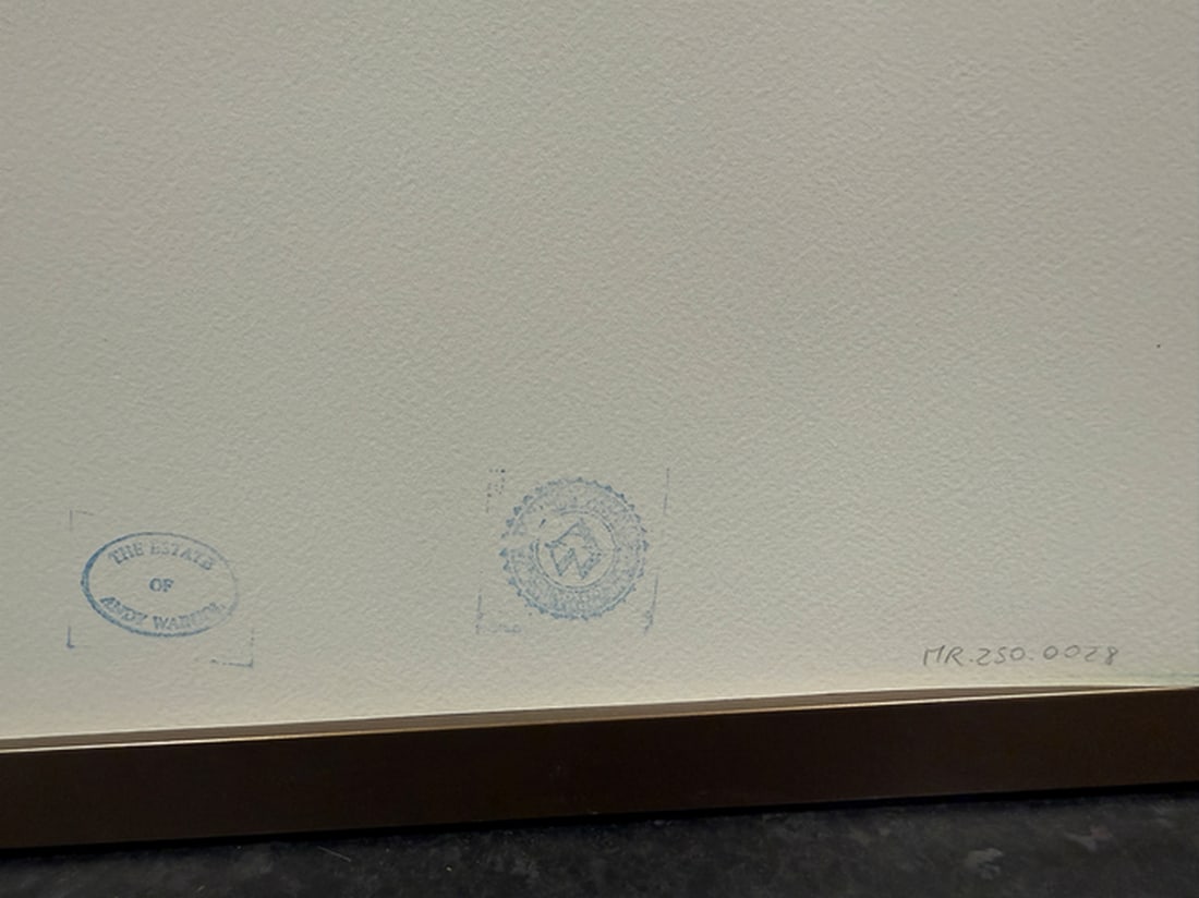 Andy Warhol, (After) Original Print, Limited Edition, Seal, Hand signed And Numbered - 4