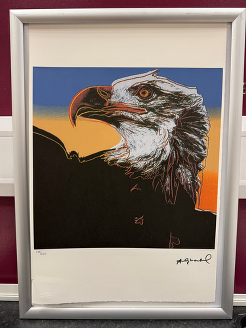 ANDY Warhol, Original, Print, Limited edition, Plate signed: Andy Warhol edition Arabic numbering - numbering 100 copies - Approximate dimensions of the sheet 57.3 x 38.4 cm - INTONSO / IRREGULAR SHEET on 4 sides, weight between 180/210 - Watermark on Arches Fr